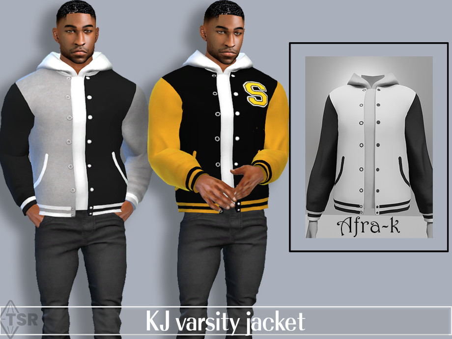 The Sims Resource - KJ varsity jacket