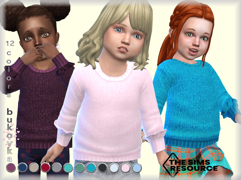 The Sims Resource - Sweater Toddler female