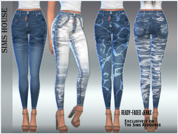 The Sims Resource - Ready-faded jeans