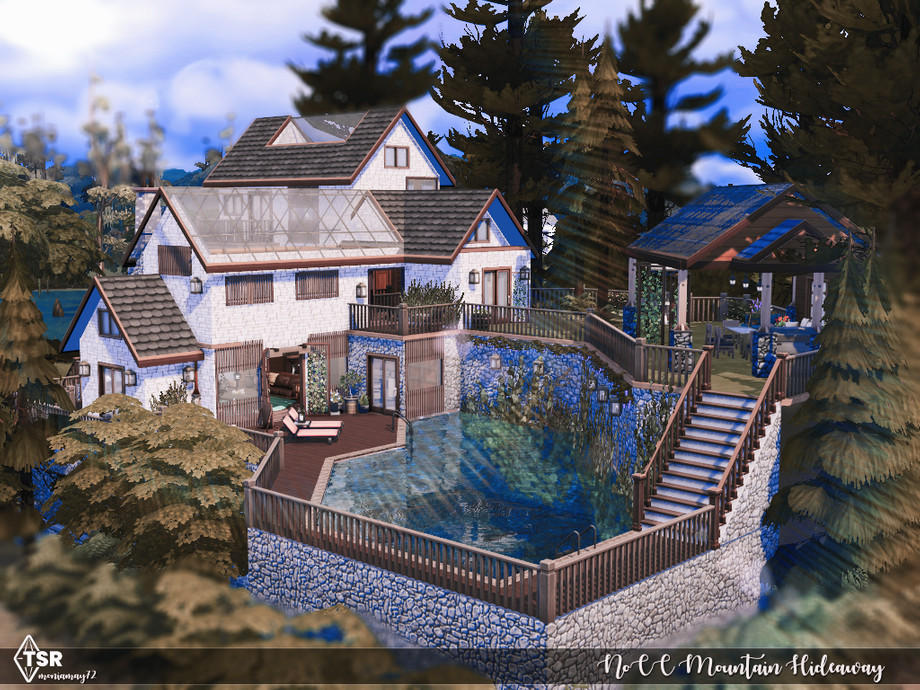 The Sims Resource - NoCC Mountain Hideaway