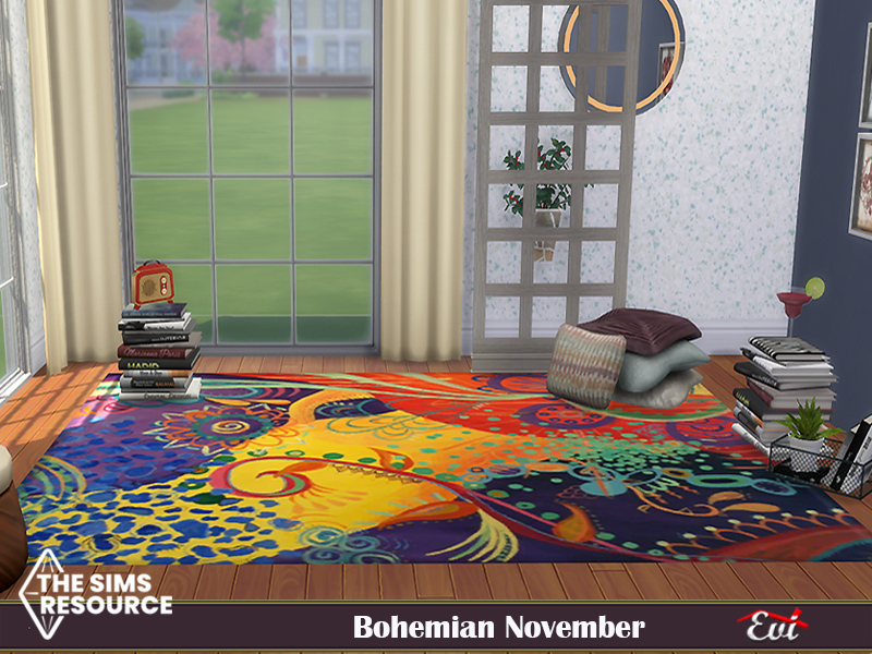 The Sims Resource - Bohemian November rugs