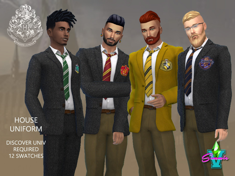 The Sims Resource - Hogwarts Uniform Outfit