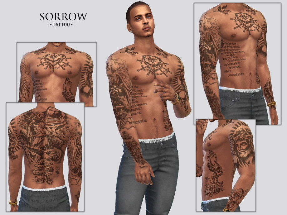 The Sims Resource - Sorrow Tattoo