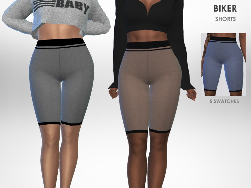 The Sims Resource - Biker Shorts