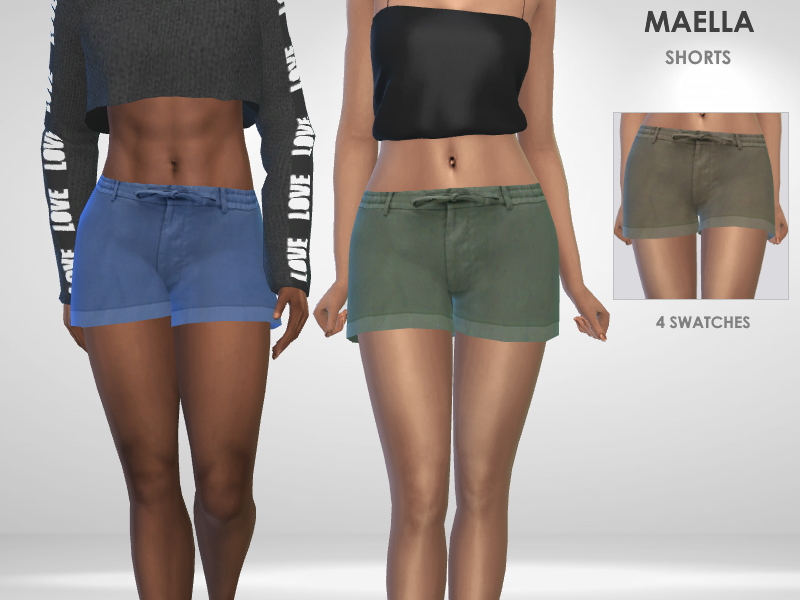 The Sims Resource - Maella Shorts