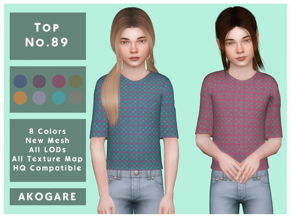 The Sims Resource - Akogare Top No.89