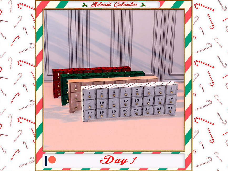 The Sims Resource Advent calendar decor Patreon