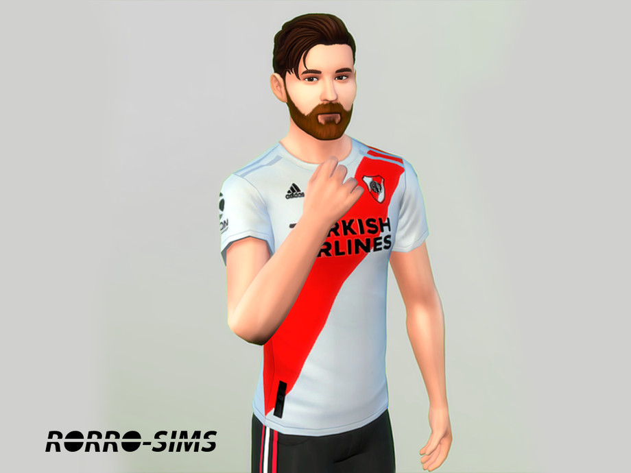 The Sims Resource - River Plate shirt 2021