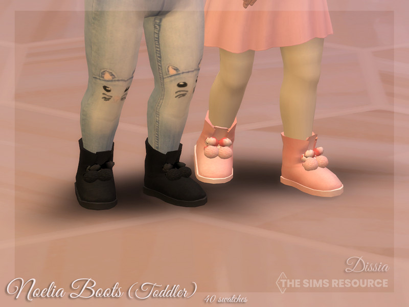 The Sims Resource - Noelia Boots (Toddlers)