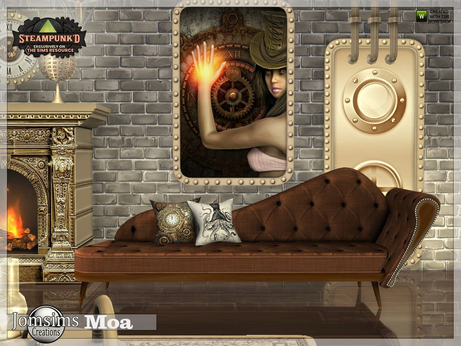 The Sims Resource - Steampunked Moa Livingroom
