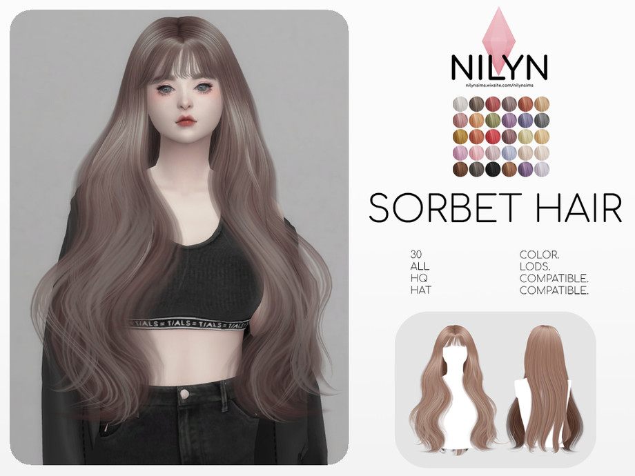 The Sims Resource - SORBET HAIR - NEW MESH
