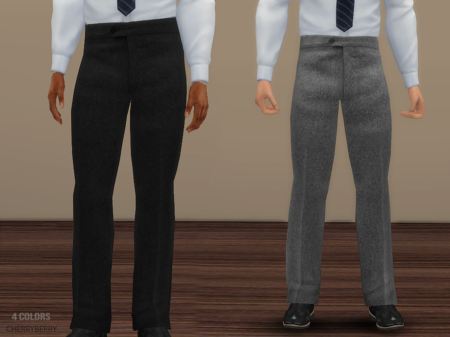 The Sims Resource - Wayne - Men's Formal Pants