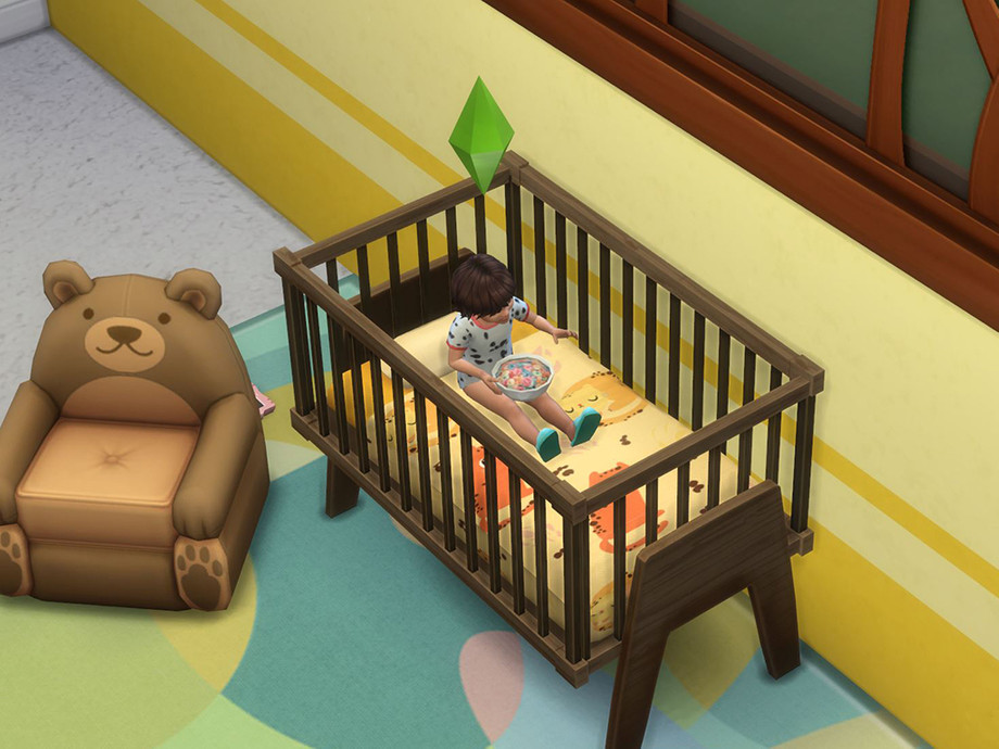 The Sims Resource - [Patreon] Functional Toddler Crib