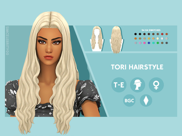 The Sims Resource - Tori Hairstyle