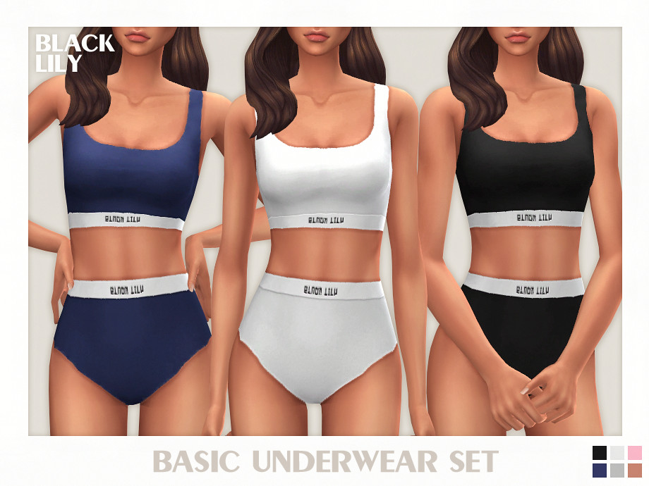 The Sims Resource - Basic Underwear Set