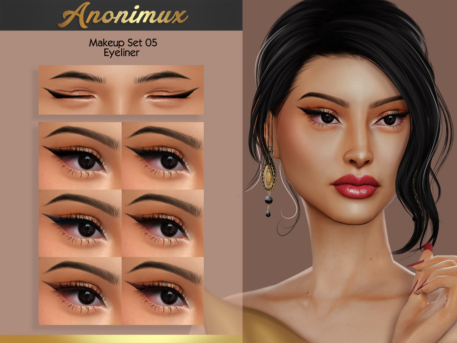 The Sims Resource - Makeup Set 05 - Eyeliner