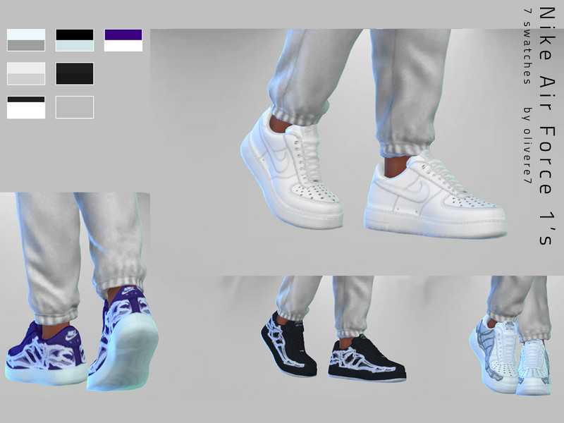 Polvoriento Perder colección The Sims Resource - Nike Air Force 1's