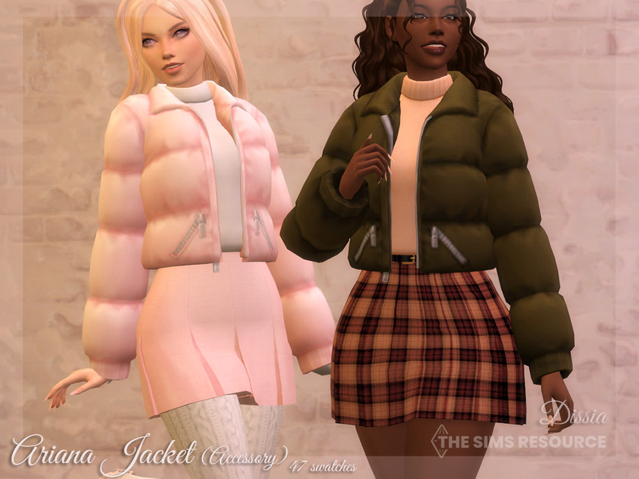 The Sims Resource - Ariana Jacket (Accessory)