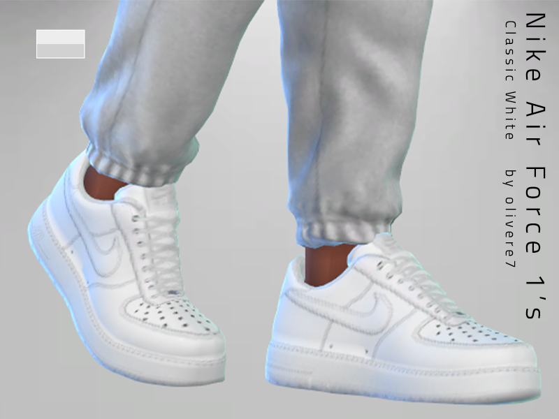 The Sims Resource - Nike Air Force 1's Male