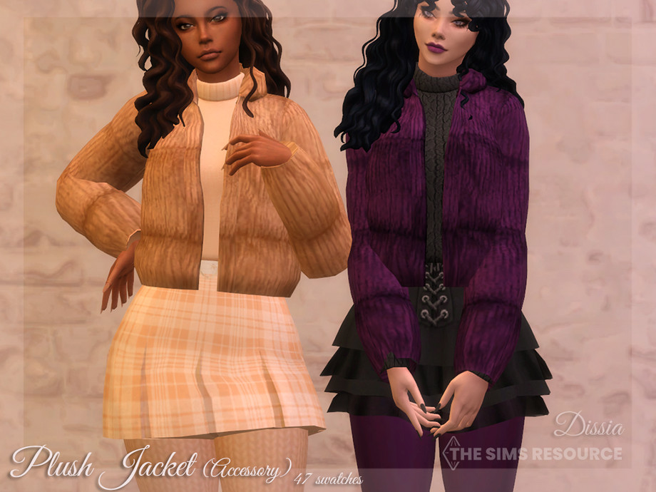The Sims Resource - Plush Jacket (Accessory)