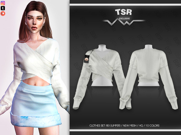 The Sims Resource - CLOTHES SET-183 (JUMPER) BD619