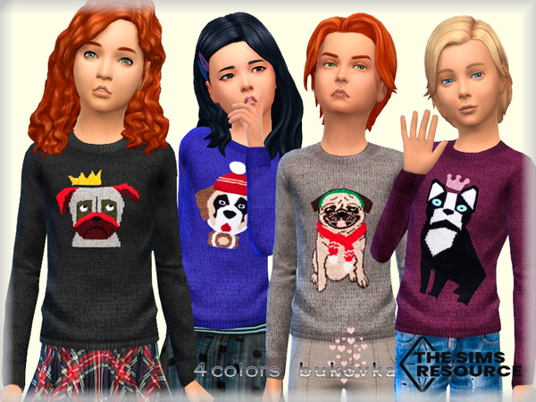 The Sims Resource - Tommy Hilfiger Shirts CHILD