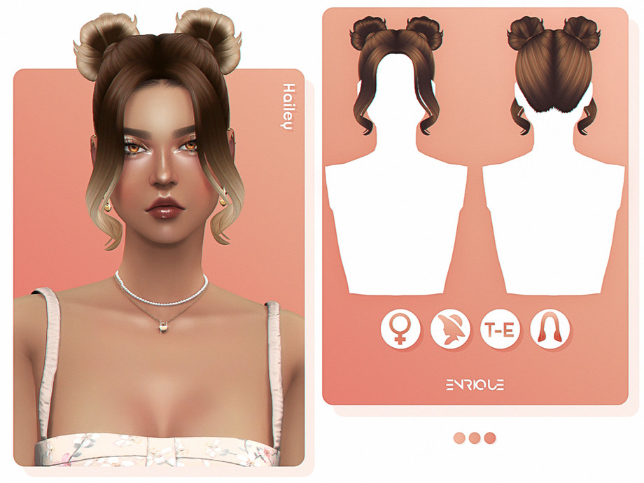 The Sims Resource - Hailey Hairstyle