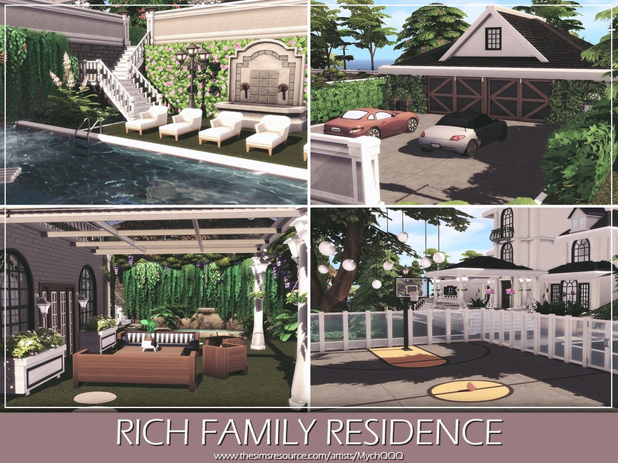 The Sims Resource - Rich Family Residence (unfurnished)