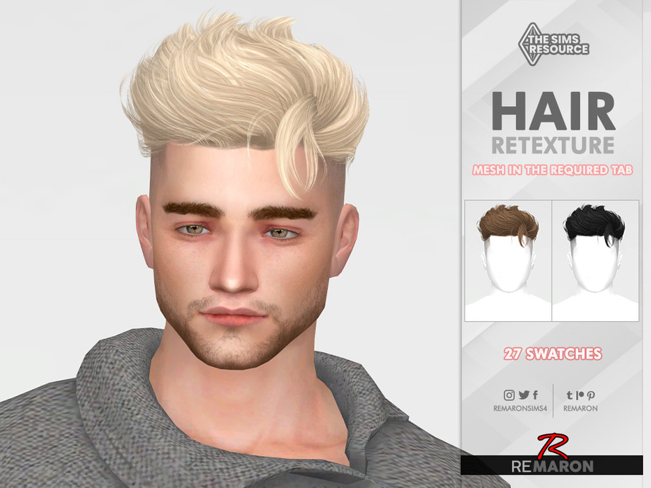 The Sims Resource - TO0908 Hair Retexture Mesh Needed