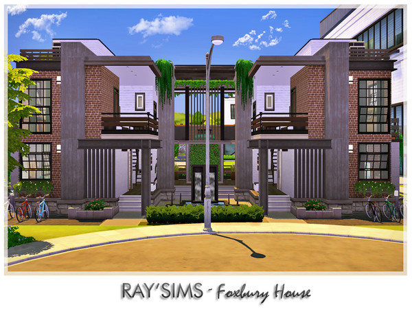 The Sims Resource - Foxbury House (University Housing)