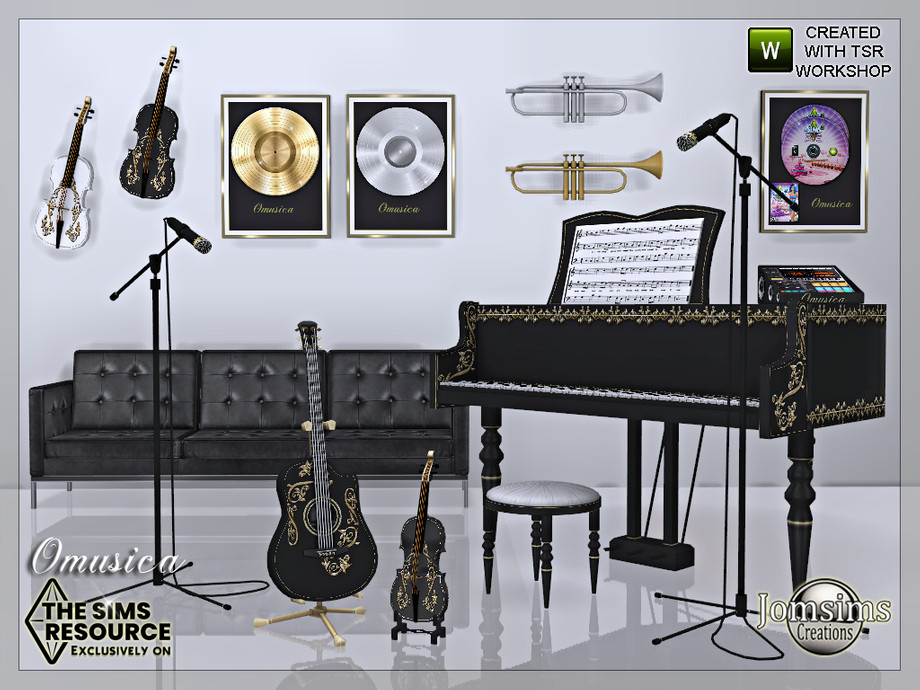 The Sims Resource - Omusica musical room