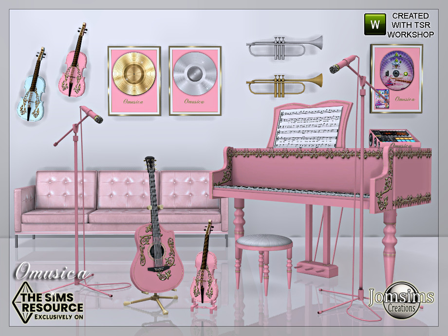 The Sims Resource - Omusica musical room