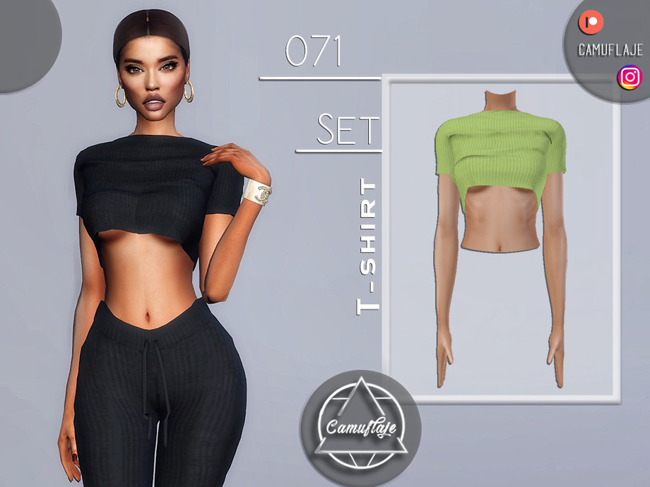 The Sims Resource - SET 071 - T-Shirt
