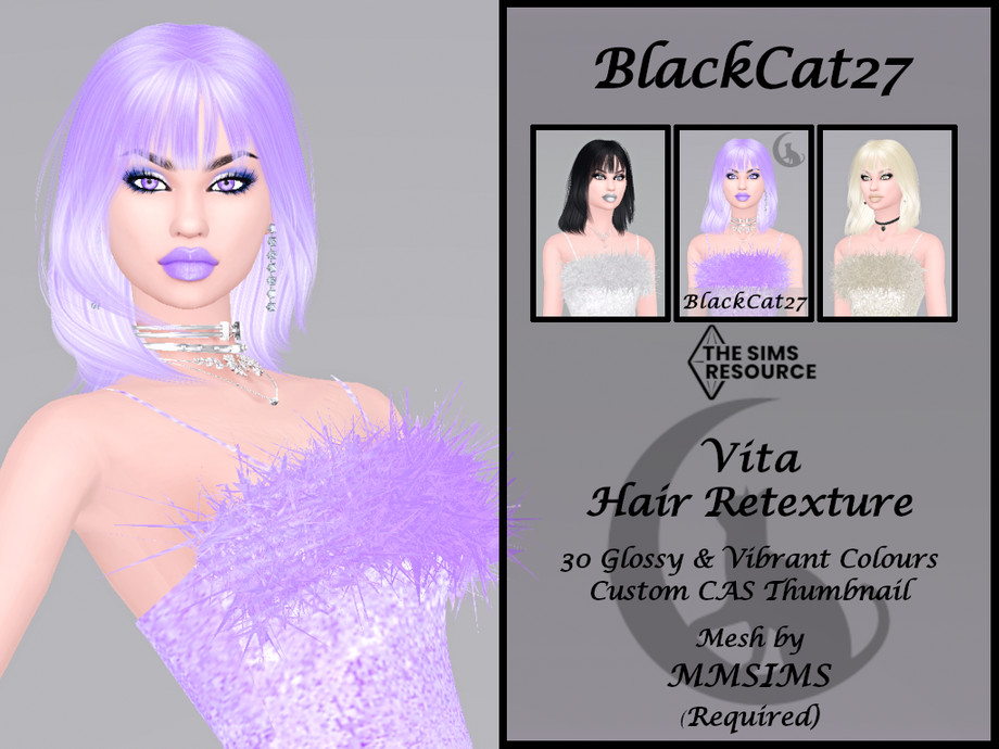 The Sims Resource Mmsims Vita Hair Retexture Mesh Needed