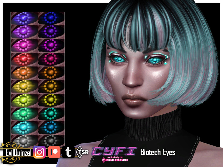 The Sims Resource - CyFi - Biotech Eyes