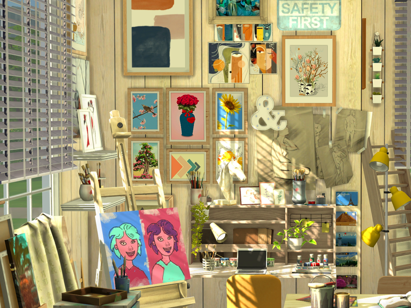 The Sims Resource - Artists Study - CC