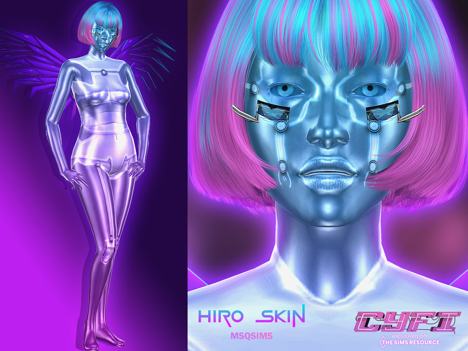 The Sims Resource - CyFi Hiro Skin