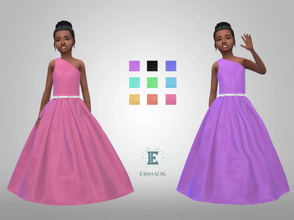 The Sims Resource - ErinAOK Girl's Gown 0328