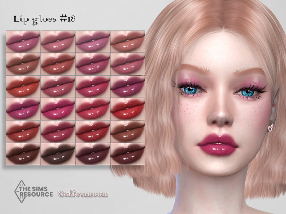 The Sims Resource - Lip gloss N18