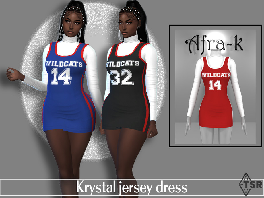 The Sims Resource - Krystal jersey dress