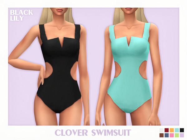 The Sims Resource - One Piece Swimsuit 02