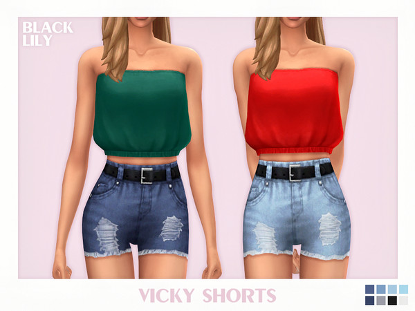 The Sims Resource - Vicky Shorts