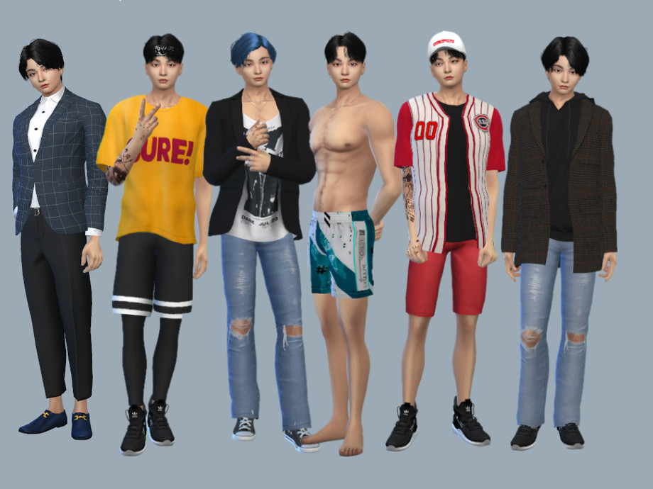 The Sims Resource - Jungkook - Jeon Jeongguk - BTS (request)