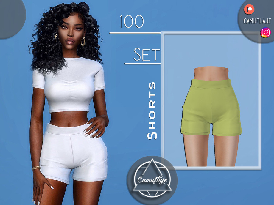 The Sims Resource - SET 100 - Shorts