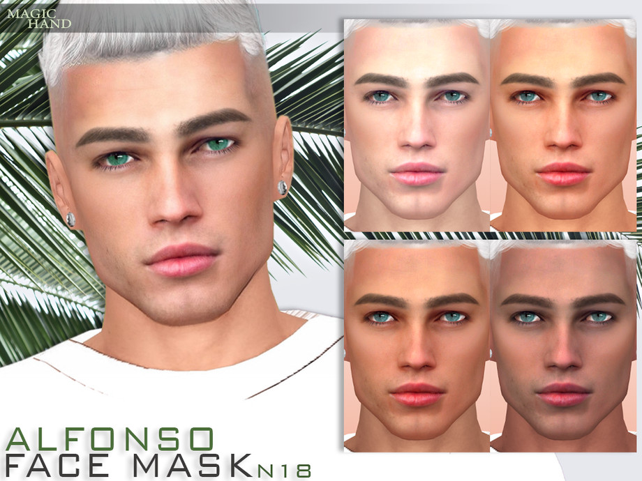 Sims Resource - [Patreon] Alfonso Face N18