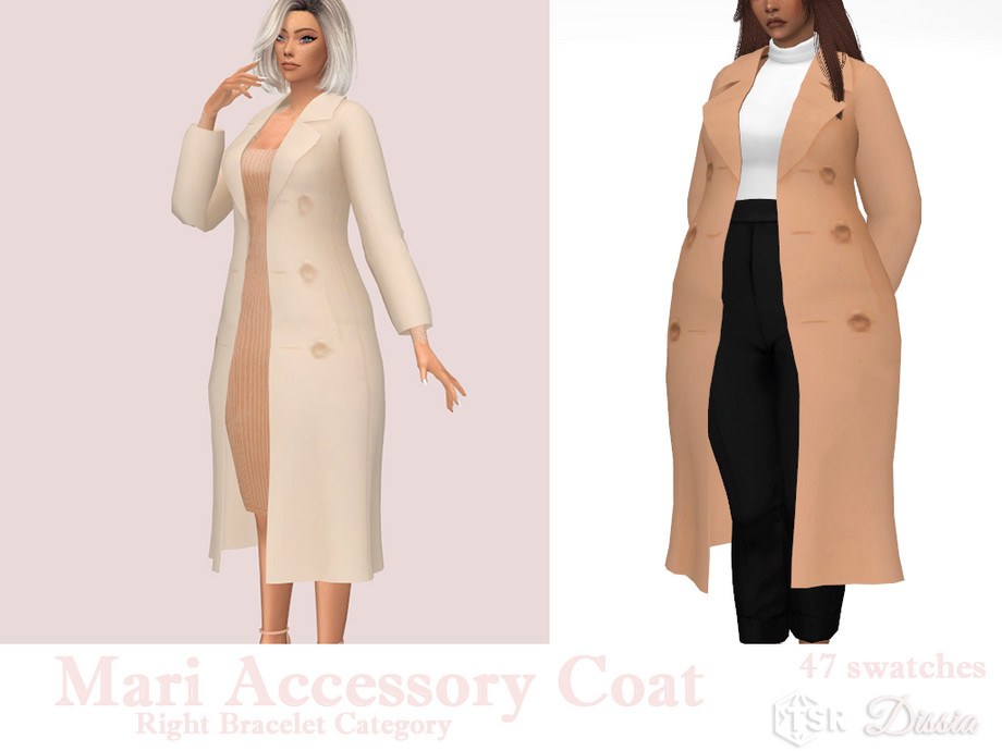 The Sims Resource - Mari Accessory Coat