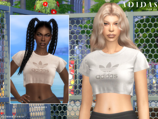 The Sims Resource - ADIDAS | top (f)