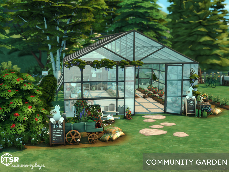 The Sims Resource - Greenhouse & garden | TSR CC Only