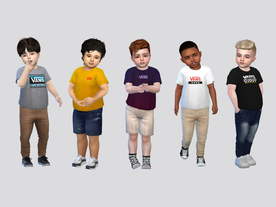 The Sims Resource - Graphic Tees Toddler