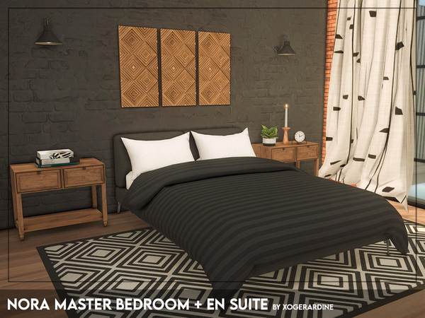 The Sims Resource - Nora Master Bedroom (TSR only CC)